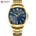CURREN 8322 2019 New Men Gold Watch Brand Analog Sport Watches Fashion Business Quartz Clock Male Waterproof Relogio Masculino